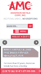 Mobile Screenshot of andersonmetals.com